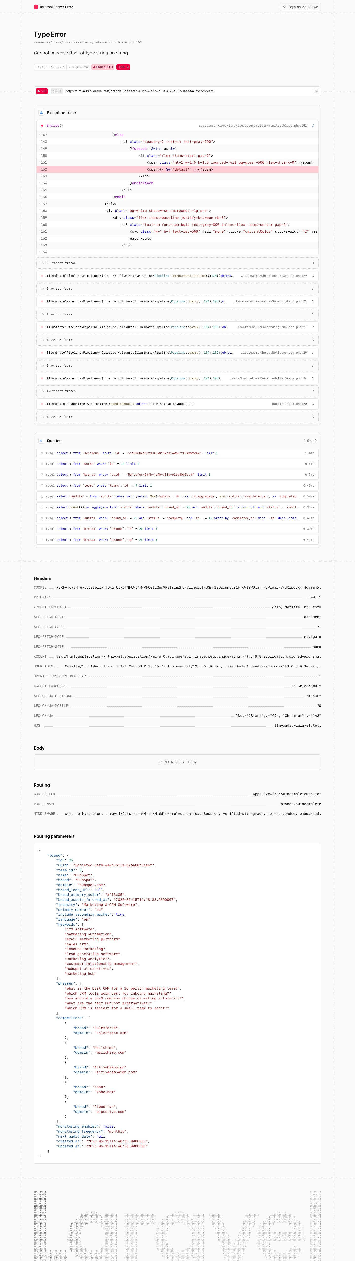 Autocomplete Monitor screenshot