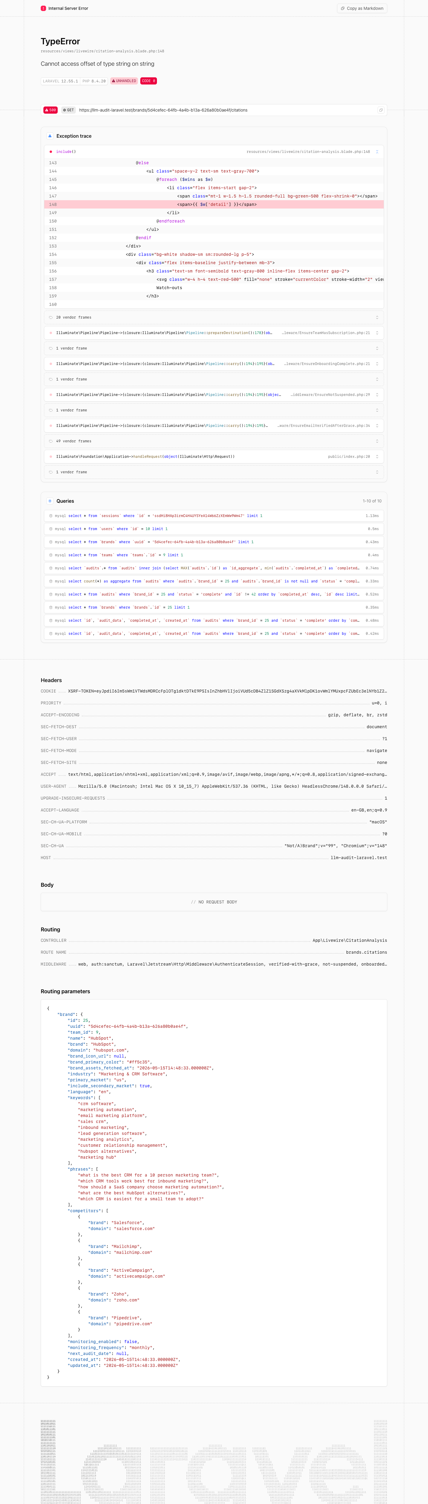 Citation Analysis screenshot